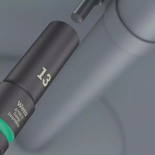 Wera Καρυδάκια Εξάγωνα με Καρέ Υποδοχής 1/2