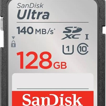Sandisk Ultra SDXC 128GB Class 10 U1 UHS-I 140MB/s
