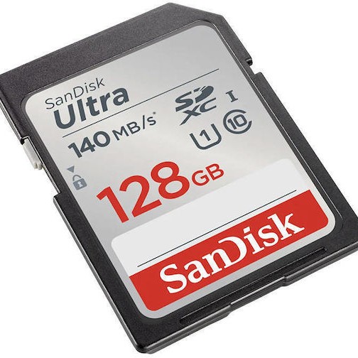 Sandisk Ultra SDXC 128GB Class 10 U1 UHS-I 140MB/s