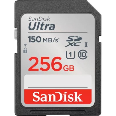 Sandisk Ultra SDXC 256GB Class 10 U1 UHS-I