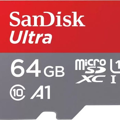 Sandisk Ultra microSDXC 64GB Class 10 U1 A1 UHS-I 140MB/s