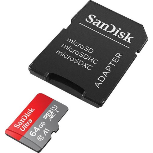 Sandisk Ultra microSDXC 64GB Class 10 U1 A1 UHS-I 140MB/s