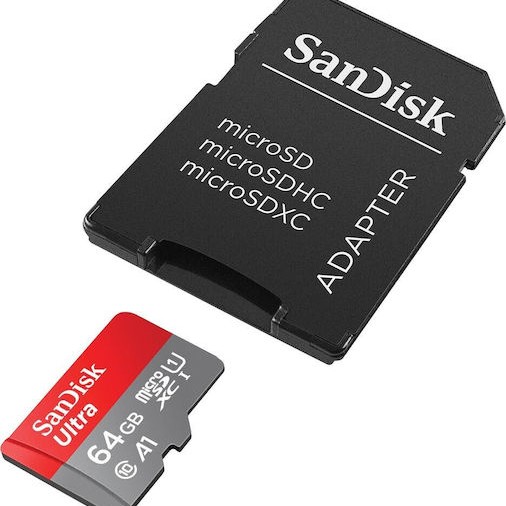 Sandisk Ultra microSDXC 64GB Class 10 U1 A1 UHS-I 140MB/s