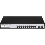 D-Link DGS-1210-10P/E v1 Managed L2 PoE Switch με 8 Θύρες Gigabit (1Gbps) Ethernet και 2 SFP Θύρες