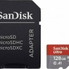 Sandisk Ultra microSDXC 128GB Class 10 U1 A1 UHS-I με αντάπτορα 140MB/s