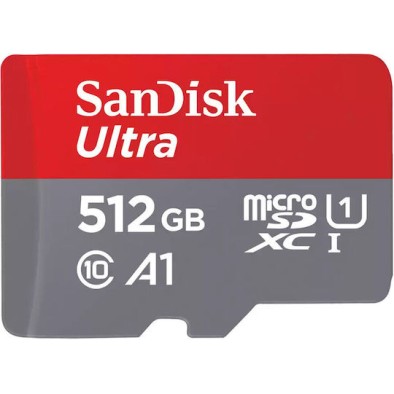 Sandisk Ultra microSDXC 512GB Class 10 U1 A1 UHS-I 140MB/s