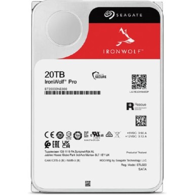 Seagate Ironwolf Pro 20TB HDD Σκληρός Δίσκος 3.5