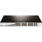 D-Link DGS-1210-28P v1 Managed L2 PoE+ Switch με 28 Θύρες Gigabit (1Gbps) Ethernet και 4 SFP Θύρες
