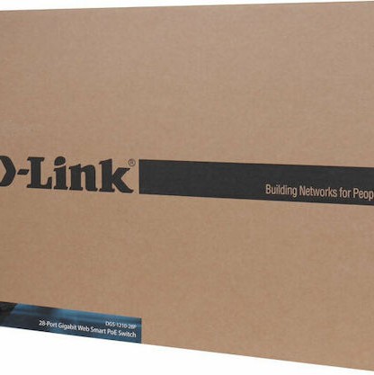 D-Link DGS-1210-28P v1 Managed L2 PoE+ Switch με 28 Θύρες Gigabit (1Gbps) Ethernet και 4 SFP Θύρες