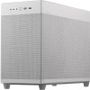 Asus Prime AP201 Gaming Micro Tower Κουτί Υπολογιστή με Πλαϊνό Παράθυρο Mesh White Edition
