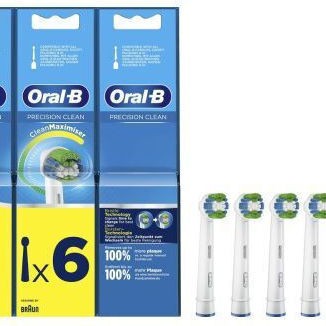 Oral-b Precision Clean Cleanmaximiser Xl Pack Ανταλλακτικές Κεφαλές Ηλεκτρική Οδοντόβουρτσα 6τμχ