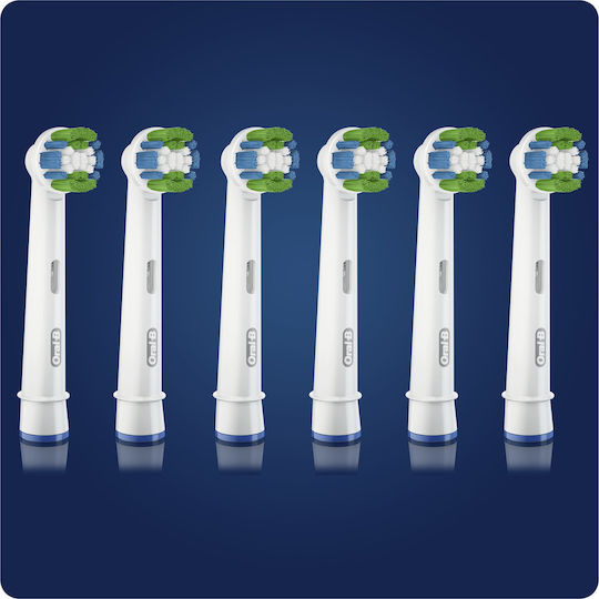 Oral-b Precision Clean Cleanmaximiser Xl Pack Ανταλλακτικές Κεφαλές Ηλεκτρική Οδοντόβουρτσα 6τμχ