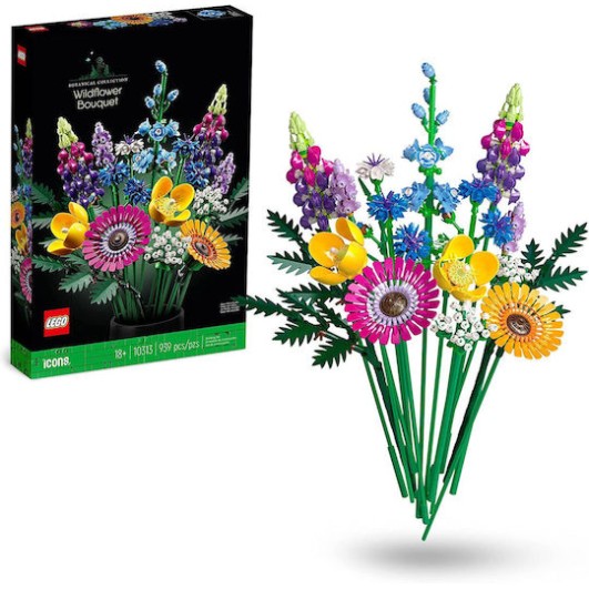 Lego Botanical Collection Wildflower Bouquet για 18+ Ετών 939τμχ