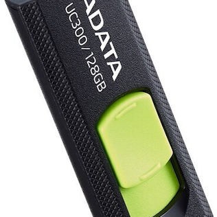 Adata UC300 128GB USB 3.2 Stick με σύνδεση USB-C Μαύρο