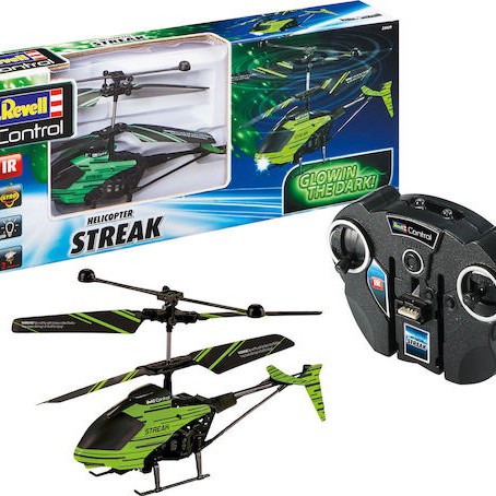 Revell Helicopter Glow in Dark Streak Τηλεκατευθυνόμενο Ελικόπτερο