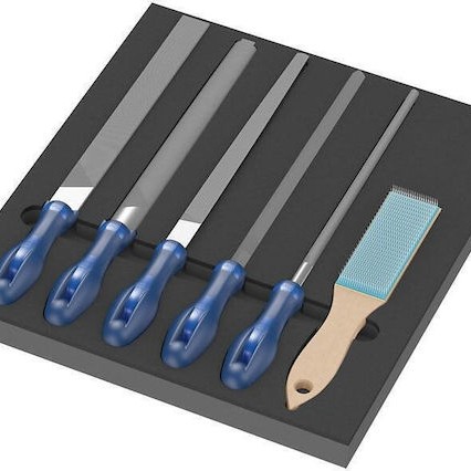 Wera Wera 9783 Foam Insert Pferd File Set 1 6 Pieces Black Grey In Foam Insert Workshop Trolley