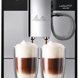 Melitta Latticia Αυτόματη Μηχανή Espresso 1450W Πίεσης 15bar με Μύλο Άλεσης Μαύρη