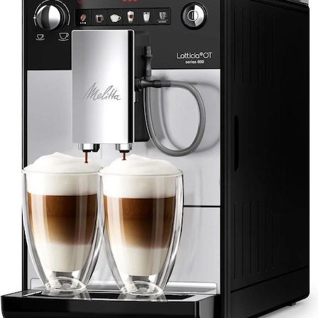Melitta Latticia Αυτόματη Μηχανή Espresso 1450W Πίεσης 15bar με Μύλο Άλεσης Μαύρη