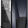 Xilence XG141 Gaming Midi Tower Κουτί Υπολογιστή με Πλαϊνό Παράθυρο και RGB Φωτισμό Μαύρο