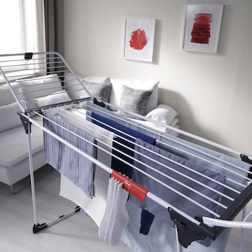 Vileda Magnum Πτυσσόμενη Απλώστρα Δαπέδου από Μέταλλο με Μήκος Απλώματος 12m