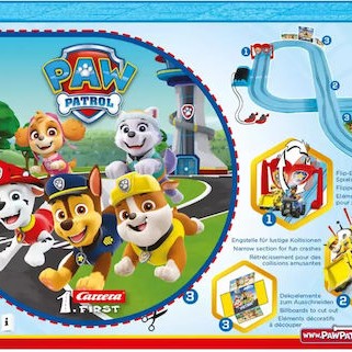 Carrera Πίστα Paw Patrol Chase - Rubble On The Double για 3+ Ετών