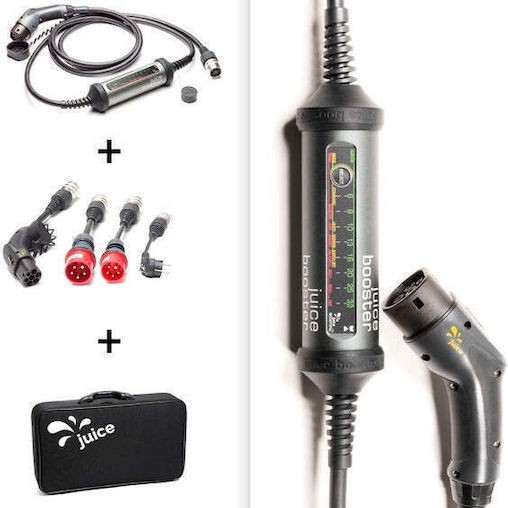 Juice Technology Juice Booster 2 Traveller Plus Φορητός Σταθμός Φόρτισης 22kW με Ενσωματωμένο Καλώδιο Type 2 (EL-JB2EVE2)