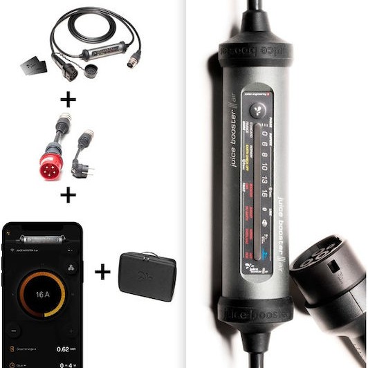 Juice Technology Φορητός Τριφασικός Σταθμός Φόρτισης 1.4kW με Ενσωματωμένο Καλώδιο Type 2