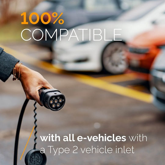 Juice Technology Φορητός Τριφασικός Σταθμός Φόρτισης 1.4kW με Ενσωματωμένο Καλώδιο Type 2