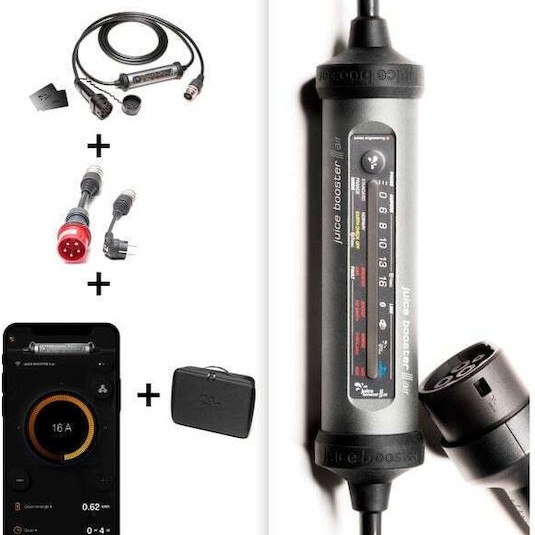 Juice Technology Φορητός Τριφασικός Σταθμός Φόρτισης 1.4kW με Ενσωματωμένο Καλώδιο Type 2