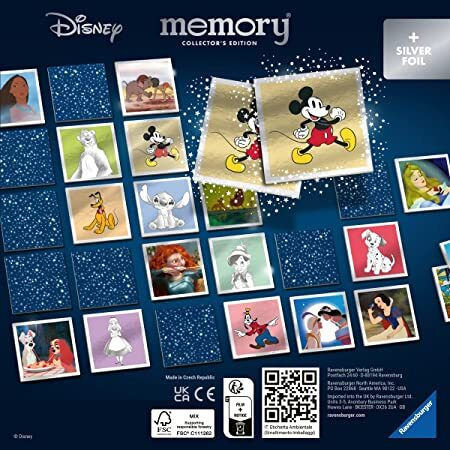 Επιτραπέζιο Παιχνίδι Collector's Memory Walt Disney για 2-8 Παίκτες 6+ Ετών (FR) Ravensburger