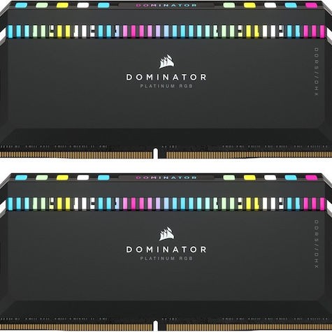 Corsair Dominator Platinum RGB AMD Expo DDR5 RAM με 2x32GB Modules και Ταχύτητα 5600 για Desktop