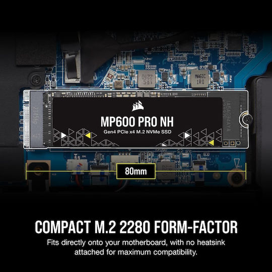 Corsair MP600 Pro NH SSD 4TB M.2 NVMe PCI Express 4.0