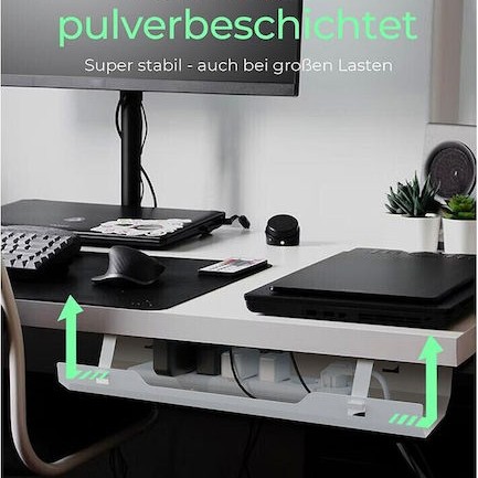 Icy Box Στήριγμα Καλωδίων Λευκό (IB-EWA100W-CM) 1τμχ