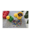 Lego Παιδικό Κουτί Αποθήκευσης από Πλαστικό Head Κίτρινο 24x24x27cm