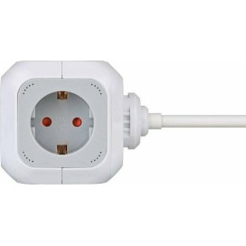 Brennenstuhl Πολύπριζο 4 Θέσεων με Καλώδιο 1.4m Γκρι