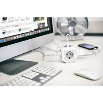 Brennenstuhl Πολύπριζο 4 Θέσεων με Καλώδιο 1.4m Γκρι