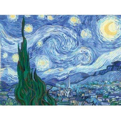 Ravensburger Ζωγραφική Vincent Van Gogh: Starry Night