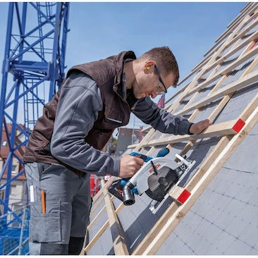 Bosch GKS 18V-57-2 Δισκοπρίονο 18V Solo με Σύστημα Αναρρόφησης