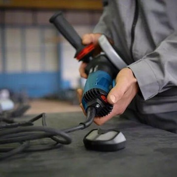 Bosch GWS 17-125 S Τροχός 125mm Ρεύματος 1700W με Ρύθμιση Στροφών