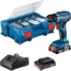Bosch GSR 18V-45 Professional Δραπανοκατσάβιδο Μπαταρίας 18V 2x2Ah