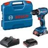 Bosch GSR 18V-45 Professional Δραπανοκατσάβιδο Μπαταρίας 18V 2x2Ah