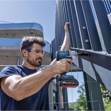 Bosch GDS 18V-450 HC Μπουλονόκλειδο Μπαταρίας 18V Solo με Υποδοχή 1/2