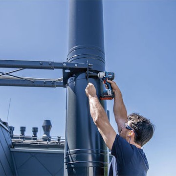 Bosch GDS 18V-450 HC Μπουλονόκλειδο Μπαταρίας 18V 2x4Ah με Υποδοχή 1/2