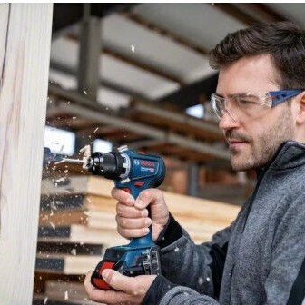 Bosch GSR 18V-90 C Κρουστικό Δραπανοκατσάβιδο Μπαταρίας Solo Brushless 18V