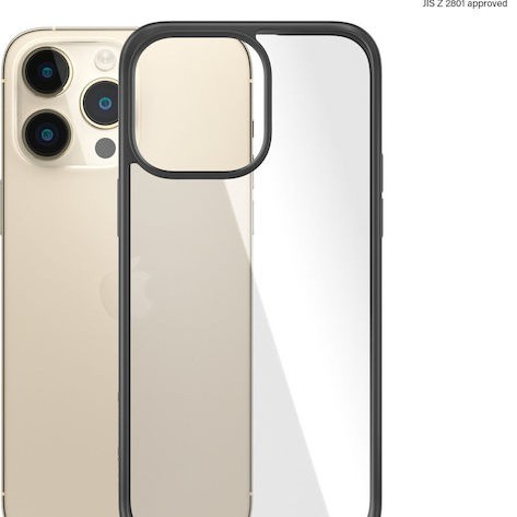 PanzerGlass Clearcase Antibacterial Back Cover Σιλικόνης Μαύρο (iPhone 14 Pro Max)