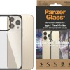 PanzerGlass Clearcase Antibacterial Back Cover Σιλικόνης Μαύρο (iPhone 14 Pro Max)
