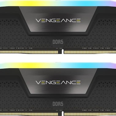 Corsair Vengeance RGB DDR5 32GB RAM με 2x16GB Modules και Ταχύτητα 5600 για Desktop