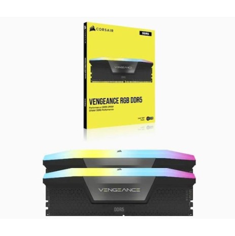 Corsair Vengeance RGB DDR5 32GB RAM με 2x16GB Modules και Ταχύτητα 5600 για Desktop