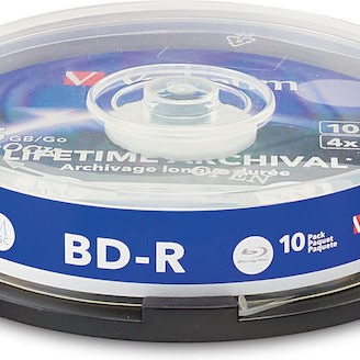 Verbatim Εγγράψιμα BD-R 4x Printable 25GB Cake Box 10τμχ