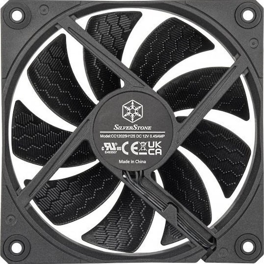 Silverstone Shark Force 120 Case Fan με Σύνδεση 4-Pin PWM